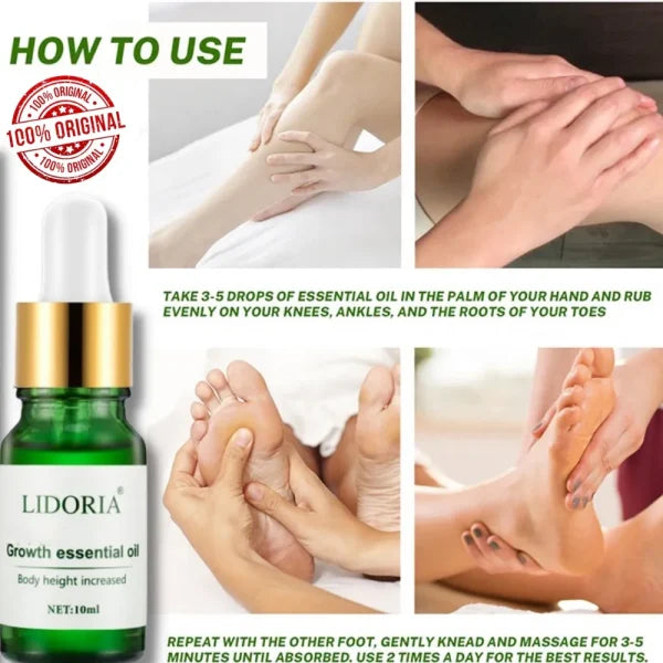 Lidoria Growth Essential Oil Height Enhancer by Lidoria