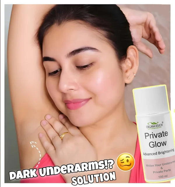 Organa Touch Fresh & Natural Underarm Whitening Cream Private Glow Advanced Brightening (100ml)